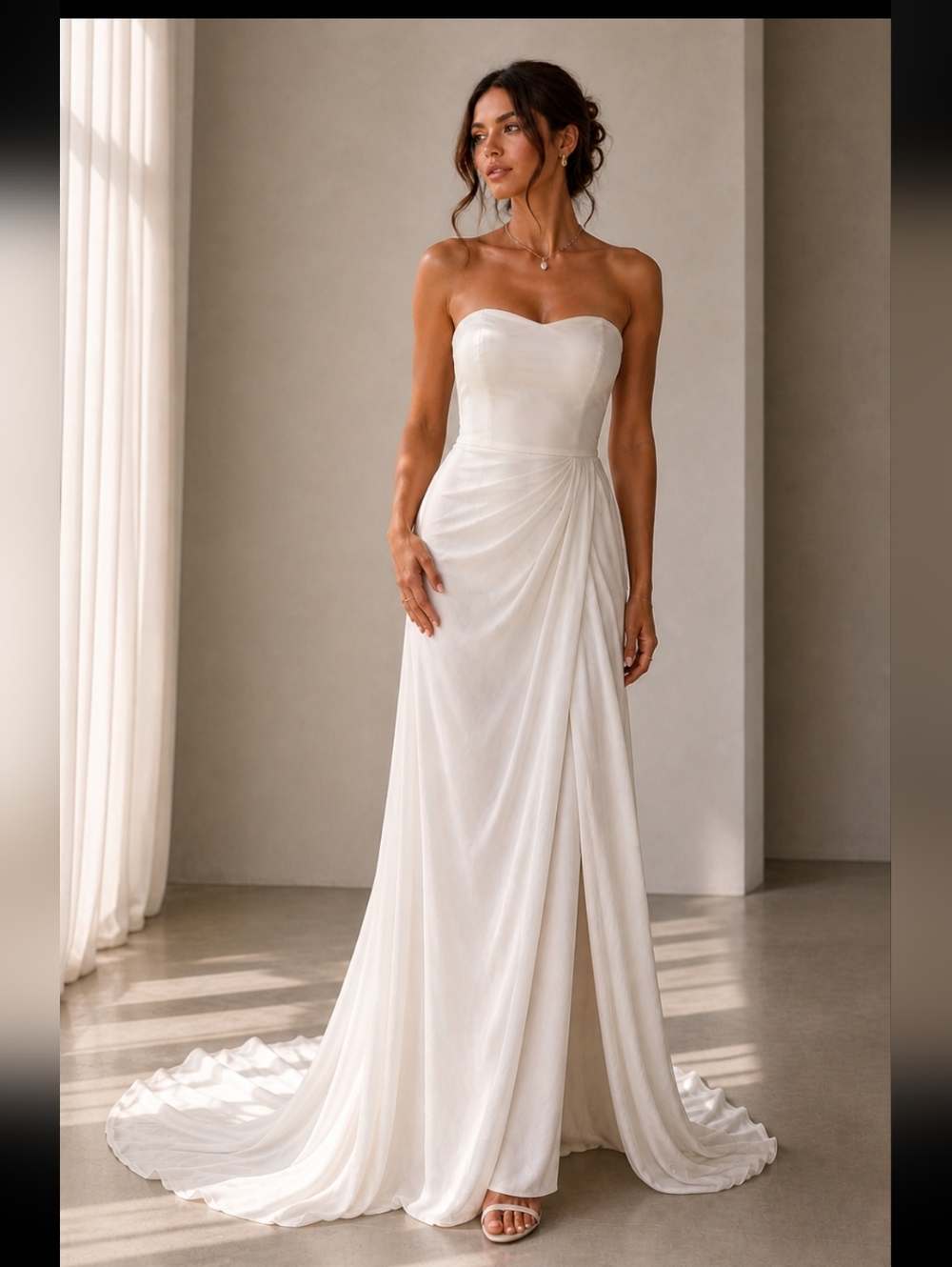 BURNETT NEWYORK IVORY WEDDING GOWN